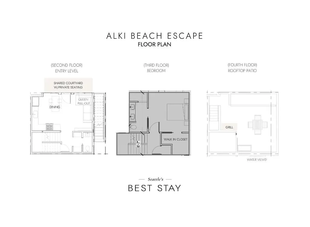 Holiday home Alki Beach Escape Romantic Waterfront Getaway For 2 Seattle United States